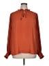 J by Joie Orange Long Sleeve Blouse Size 1X - photo 1