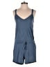 Daily Ritual Solid Blue Romper Size S - photo 1
