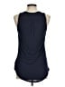 Express 100% Polyester Blue Black Sleeveless Blouse Size M - photo 2