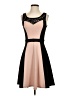En Focus Studio Tan Cocktail Dress Size 4 - photo 1