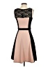 En Focus Studio Tan Cocktail Dress Size 4 - photo 2