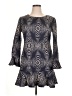 Aryeh Graphic Blue Casual Dress Size XL - photo 1