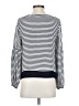 Kaari Blue 100% Rayon Stripes White Long Sleeve Blouse Size XS - photo 2