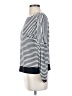 Kaari Blue 100% Rayon Stripes White Long Sleeve Blouse Size XS - photo 5