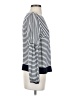 Kaari Blue 100% Rayon Stripes White Long Sleeve Blouse Size XS - photo 4