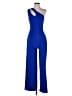 Crystal Sky Solid Blue Jumpsuit Size S - photo 1