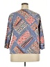Ruby Rd. Blue 3/4 Sleeve Blouse Size 3X - photo 2