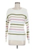 Design History Stripes White Pullover Sweater Size M - photo 1