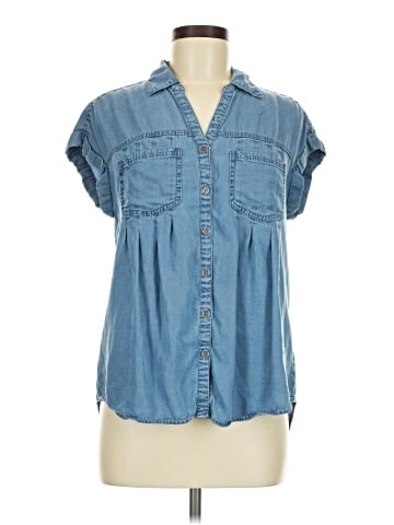 Style&Co Short Sleeve Blouse (view 1)