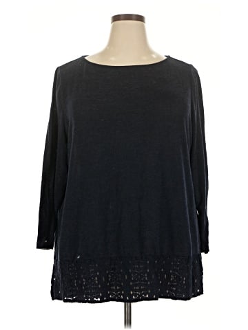 Lane Bryant Outlet 3/4 Sleeve Top (view 1)