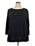 Lane Bryant Outlet Black 3/4 Sleeve Top Size 22 - 24 Plus - photo 1
