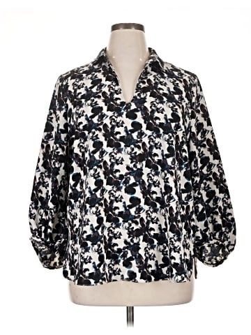 Nordstrom 3/4 Sleeve Button-Down Shirt (view 1)