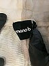 Mono b 100% Cotton Tie-dye Ivory Shorts Size L - photo 3