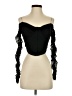 Privy Black 3/4 Sleeve Blouse Size S - photo 1
