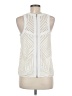Alexis 100% Polyester Ivory Sleeveless Blouse Size M - photo 2