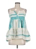 Sofia Collections Teal Sleeveless Blouse Size M - photo 1