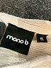 Mono b 100% Cotton Tan Sweatshirt Size M - photo 7