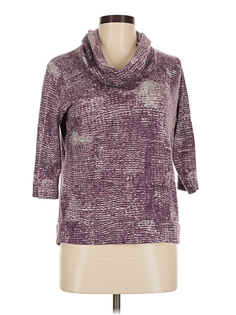 Pre-owned Assorted Brands Pullover Sweater In Purple