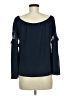 Alya Blue Long Sleeve Blouse Size M - photo 2