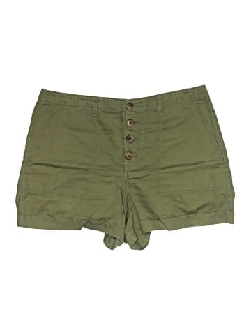 Ann Taylor LOFT Khaki Shorts (view 1)