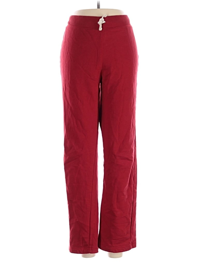 Pre-owned Lands' End Casual Pants In Red