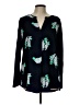 Ann Taylor LOFT Outlet Black Long Sleeve Blouse Size L - photo 1