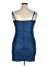 Lulus Metallic Blue Cocktail Dress Size XL - photo 2