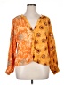 Zara Orange 3/4 Sleeve Blouse Size XL - photo 1