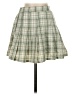 Unbranded 100% Polyester Plaid Green Casual Skirt Size XS - photo 1