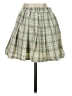 Unbranded 100% Polyester Plaid Green Casual Skirt Size XS - photo 2