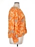 Zara Orange 3/4 Sleeve Blouse Size XL - photo 4