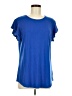 Prinstory Blue Short Sleeve Top Size M - photo 1