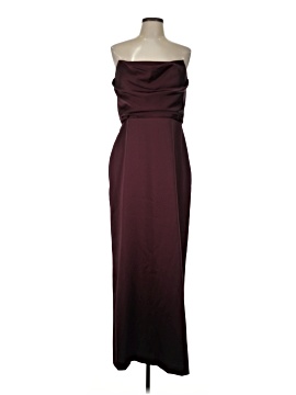 velvet dress Betsy & Adam Petite Illusion-Sleeve Velvet Gown - Black