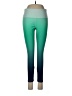 Athleta Color Block Green Yoga Pants Size M - photo 1