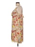 Old Navy 100% Polyester Floral Yellow Casual Dress Size L - photo 5