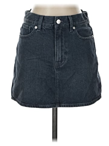 Madewell Denim Mini Skirt in Hodgeman Wash (view 1)
