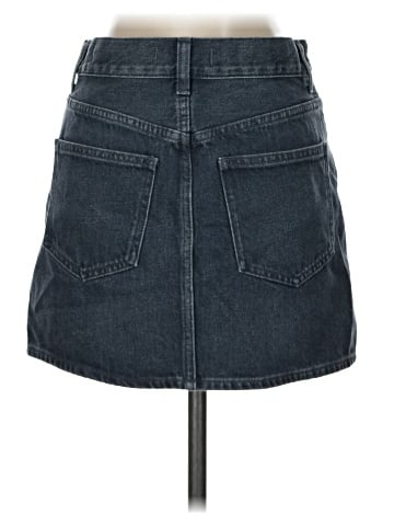 Madewell Denim Mini Skirt in Hodgeman Wash (view 2)