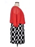 En Focus Studio Graphic Red Casual Dress Size 16 - photo 4