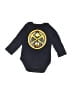 NBA 100% Cotton Black Long Sleeve Onesie Size 6-9 mo - photo 1
