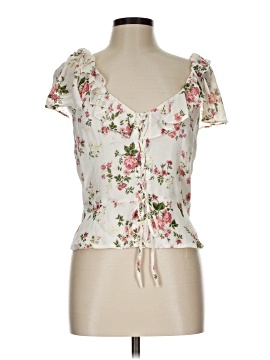 Reformation Short Sleeve Blouse
