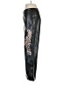 Assorted Brands 100% Polyester Animal Print Black Faux Leather Pants Size M - photo 5