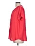 Pleione 100% Polyester Red Short Sleeve Blouse Size L - photo 5