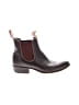 Thomas Cook 100% Leather Brown Black Ankle Boots Size 6 1/2 - photo 1