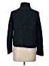 Stefanel Metallic Blue Turtleneck Sweater Size L (estimated) - photo 2