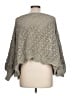 Jessica Simpson 100% Polyester Gray Tan Poncho Size L - photo 2