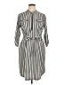 Mlle Gabrielle Stripes Ivory Casual Dress Size XL - photo 1