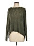 En Creme 100% Acrylic Metallic Green Pullover Sweater Size S - photo 1