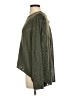 En Creme 100% Acrylic Metallic Green Pullover Sweater Size S - photo 5