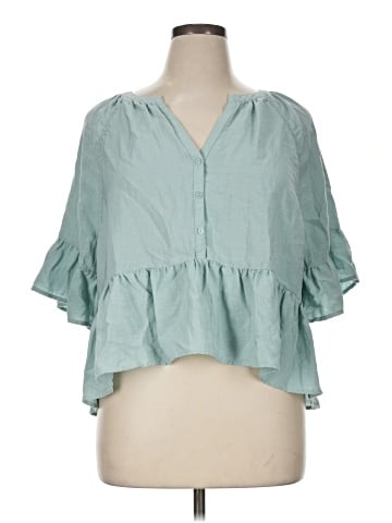 Treasure & Bond 3/4 Sleeve Blouse (view 1)