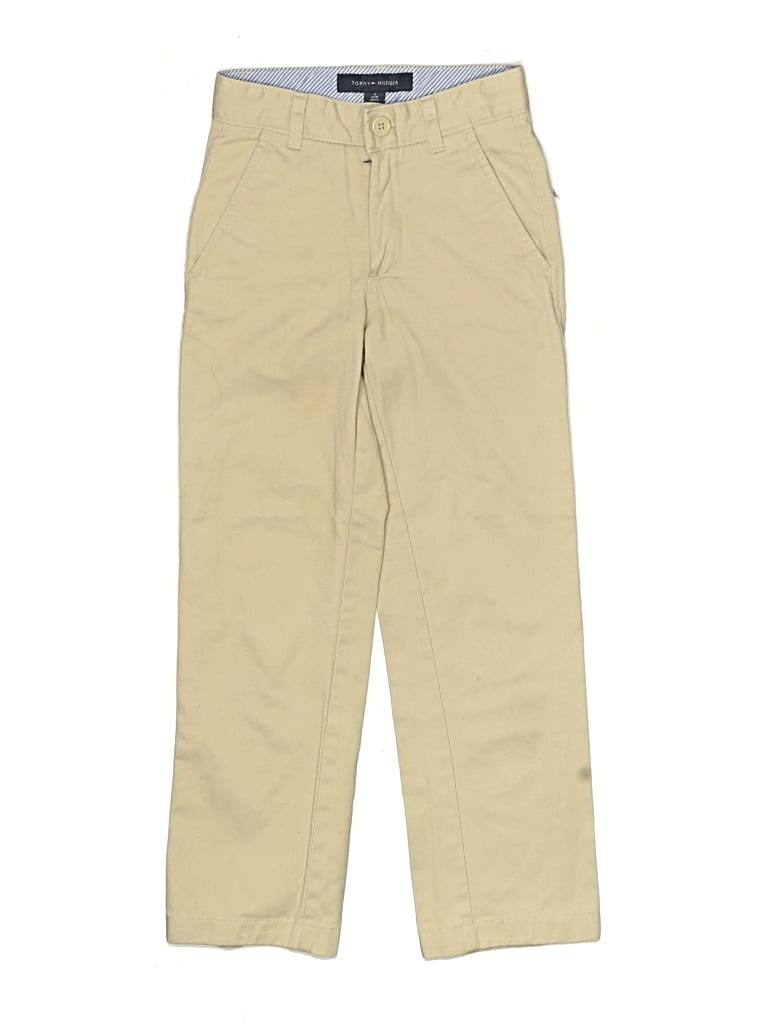 Pre-owned Tommy Hilfiger Kids' Khaki Pant In Tan